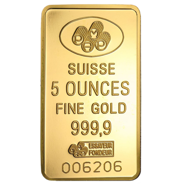 5 oz Gold Bar | canadian gold Bar