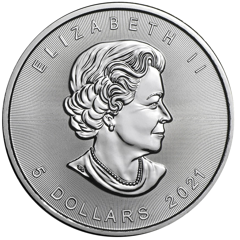 1 OZ SILVER MAPLE LEAF COIN RANDOM YEARS - Image 2